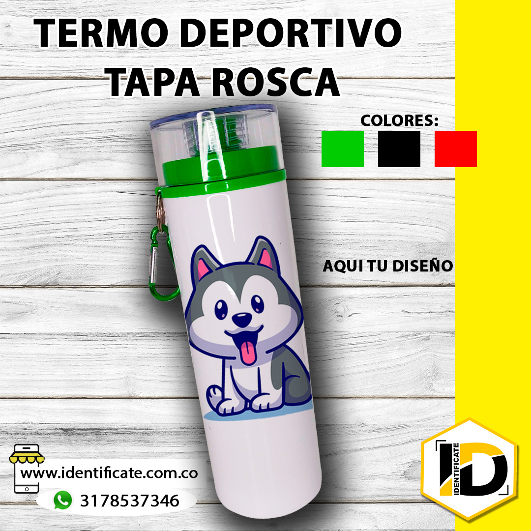 TERMO DEPORTIVO  TAPA ROSCA 