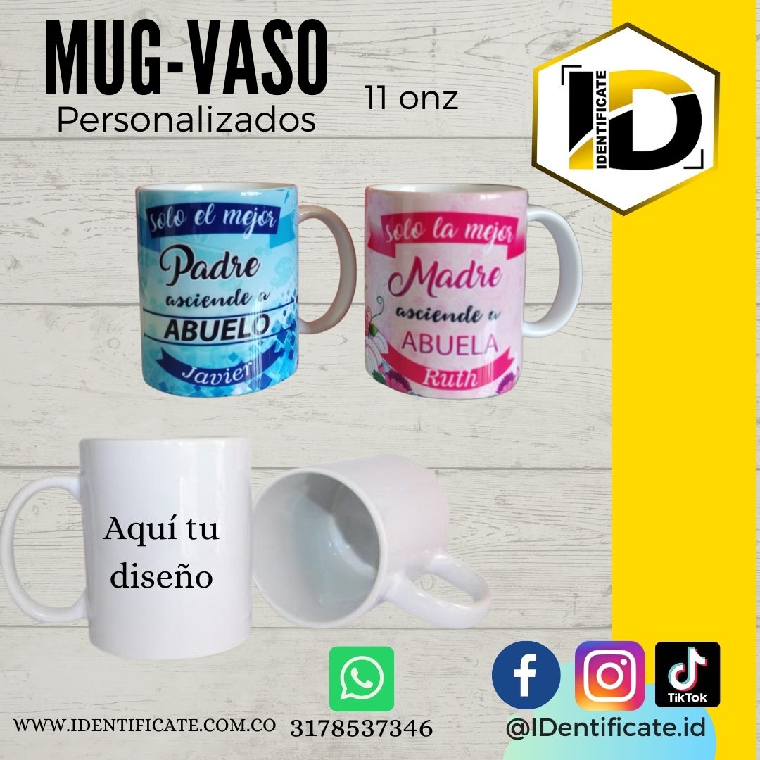 VASO MUG BLANCO