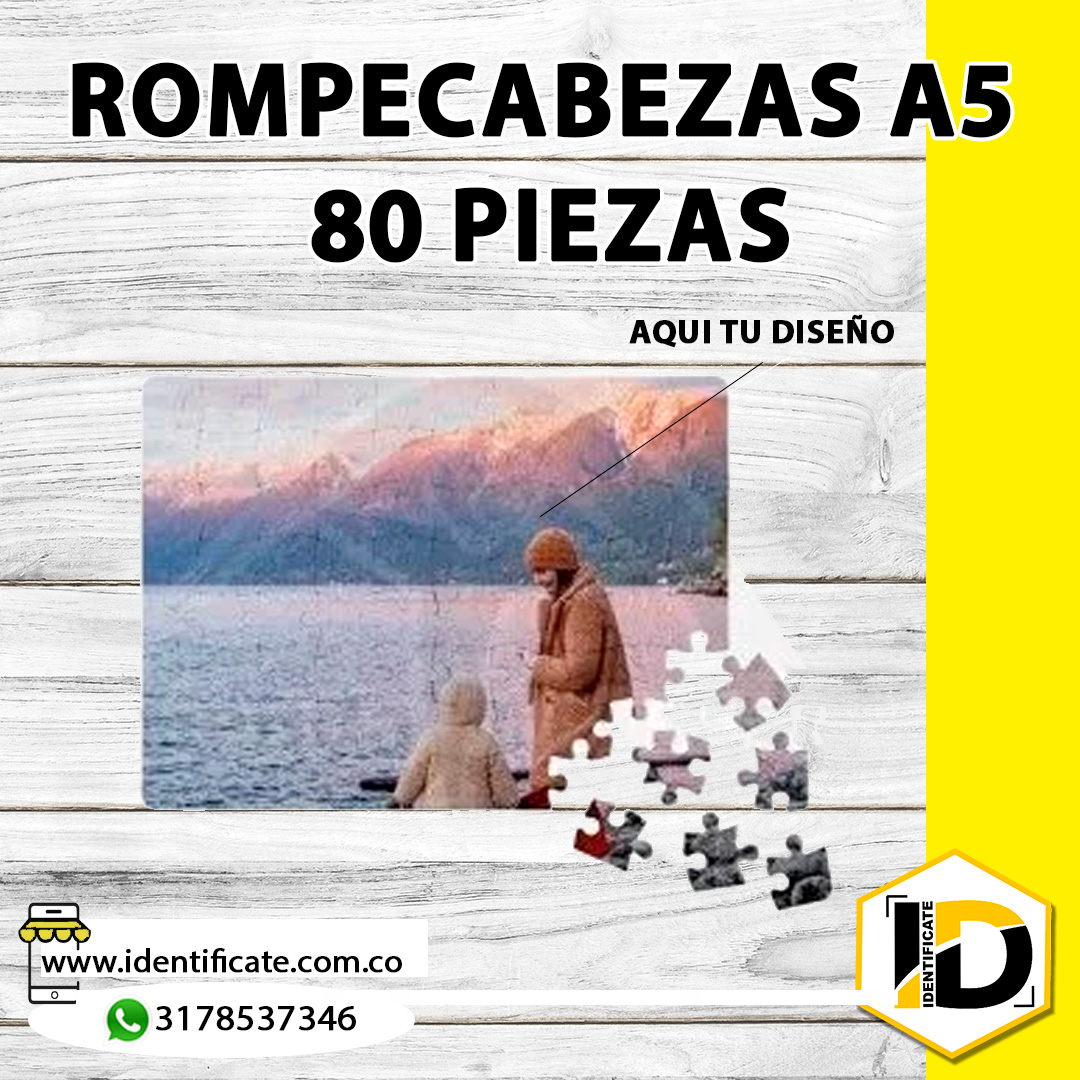 Rompecabezas A5  80 Piezas