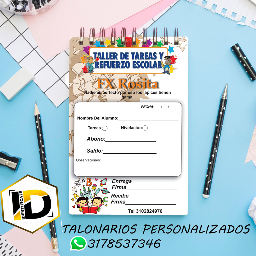 TALONARIOS PERSONALIZADOS