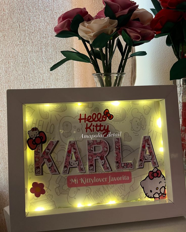 Cuadro Personalizado con luz LED 