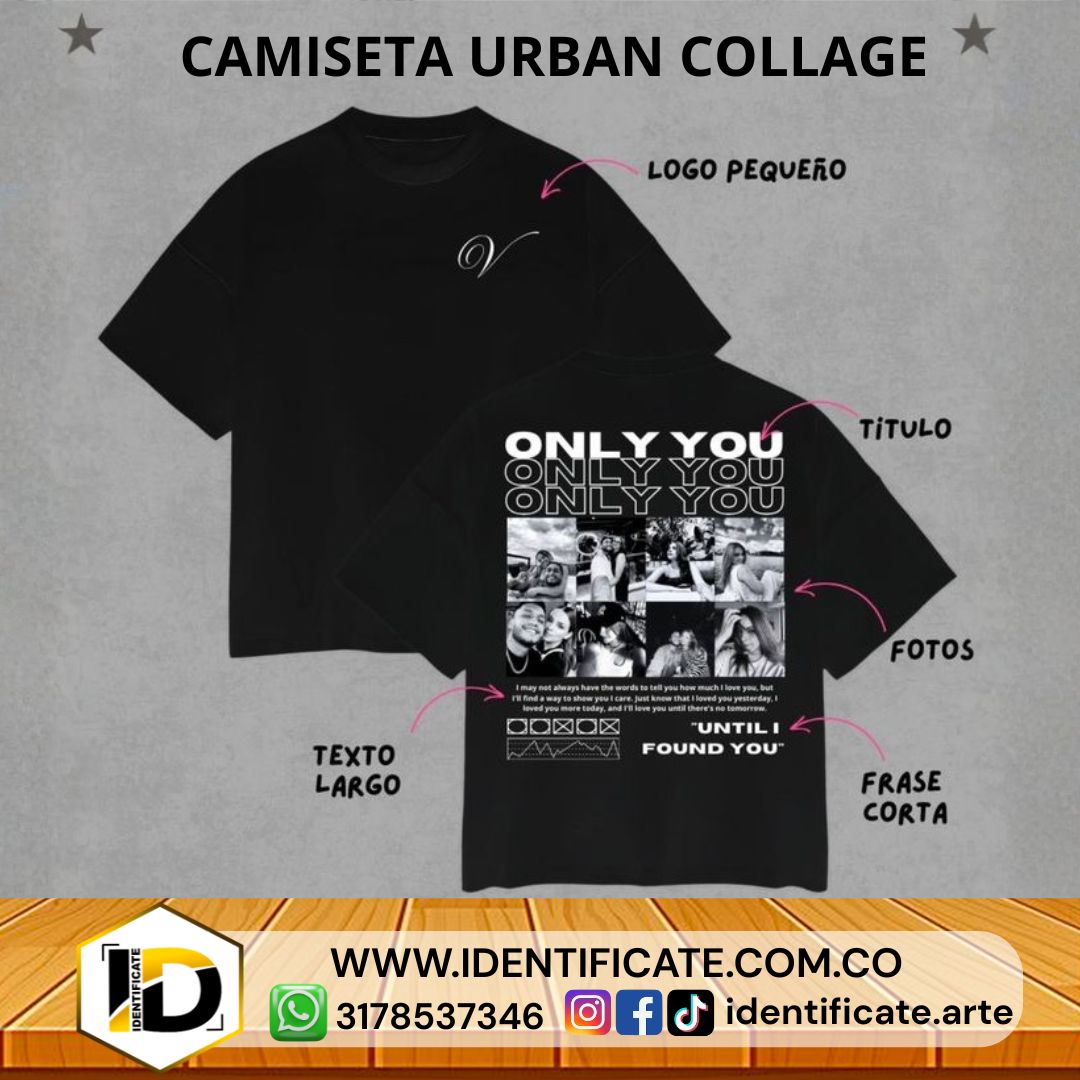 Camiseta Urban Collage 