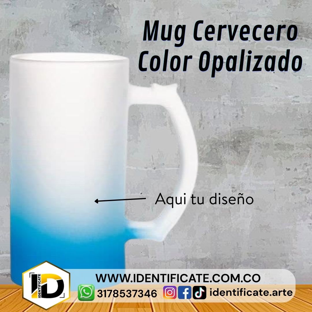 Mug Cervecero Opalizado 